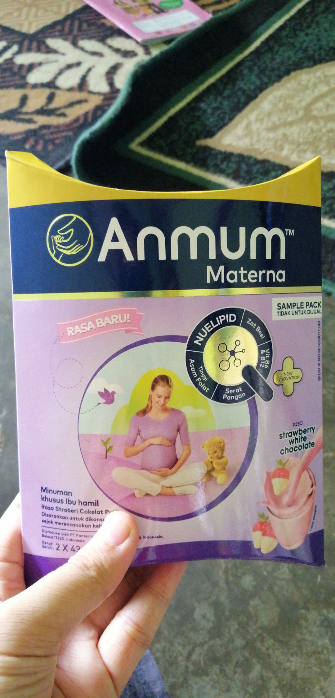 Dapat Sample Susu Anmum