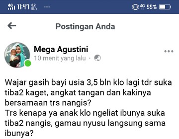 anak sering kaget ketika tidur