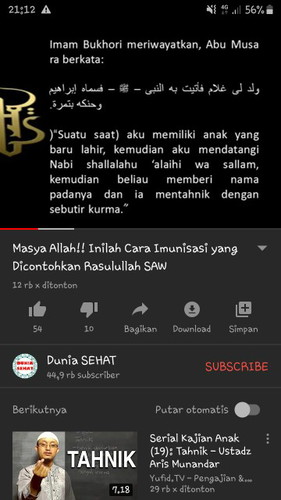 IMUNISASI SESUAI SUNNAH
