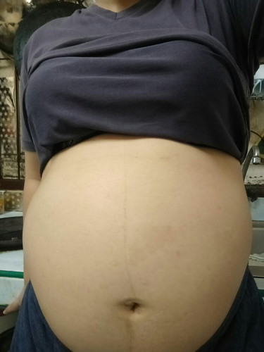 6เดือนแล้วนะคร้....ท้องแรกใครใหญ่แบบนี้บ้าง