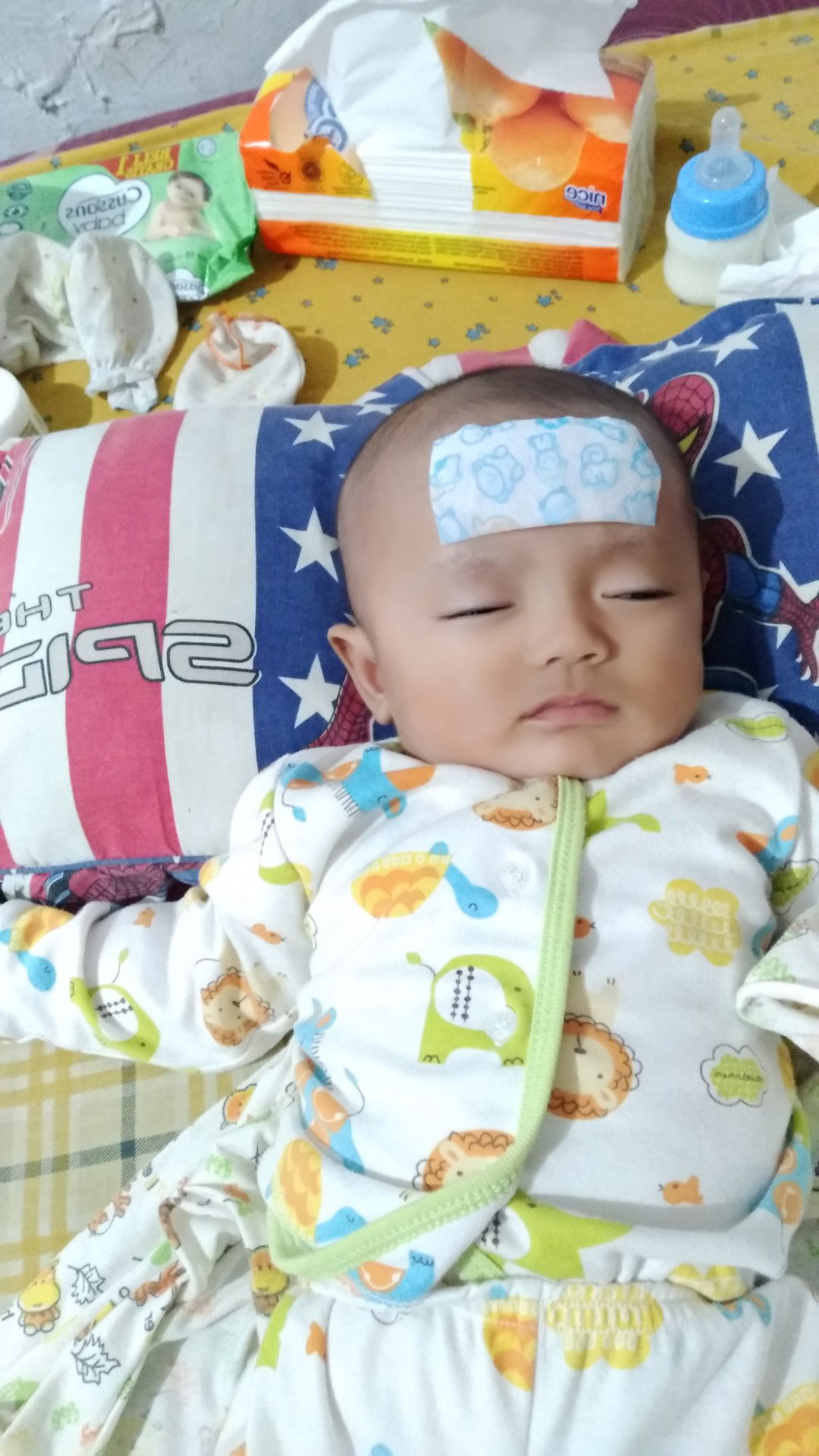 panas abis imunisasi.