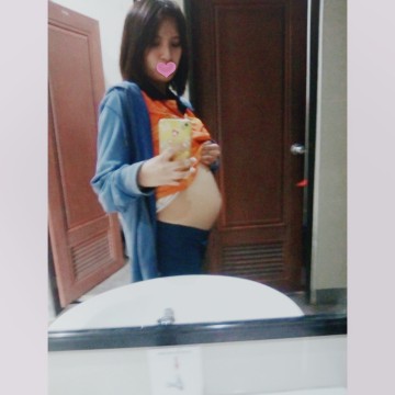6กว่าๆ ใกล้จะ7เดือนแล้วค่ะ ท้องเล้กไหม!!