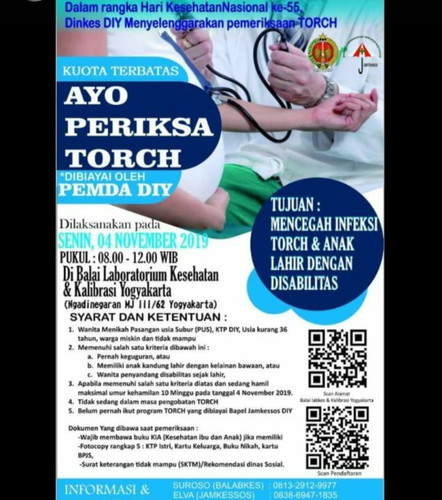 Periksa TORCH Gratis Yogyakarta