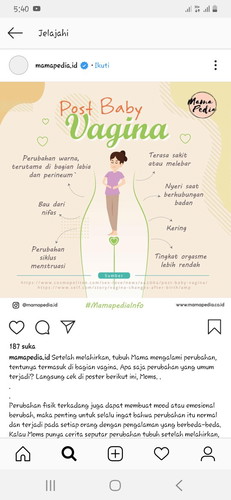 Perubahan Tubuh Setelah Melahirkan