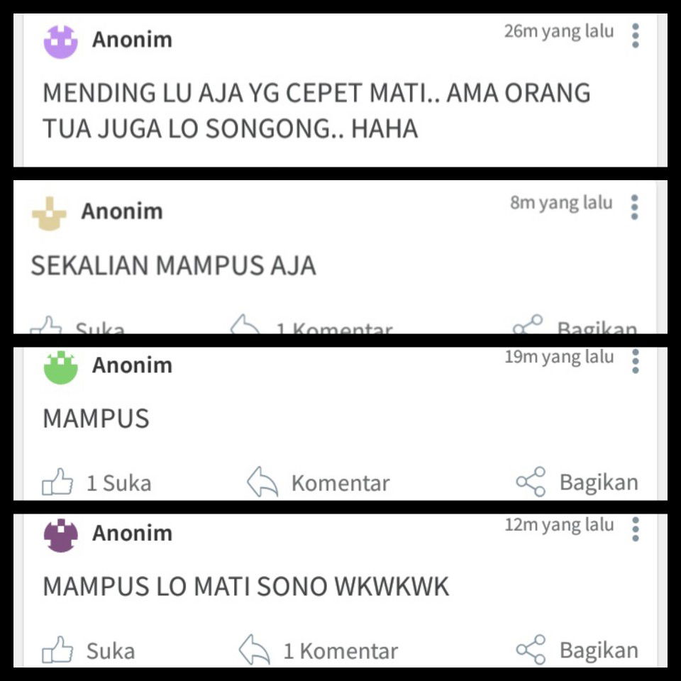 anonim pengen mati