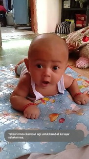 4 bulan lebih belum mau miring apalagi tengkurap