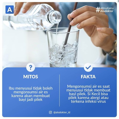 minum air es/ minum dingin