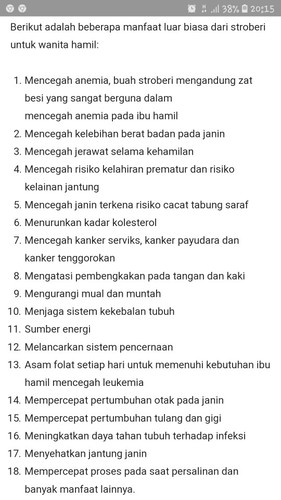 Manfaat buah strowberi