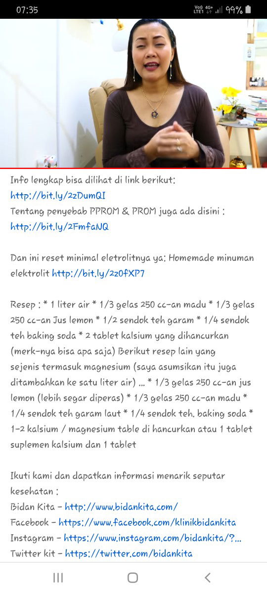 Mengatasi KPD(ketuban pecah dini)