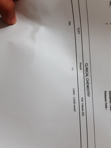 Test result