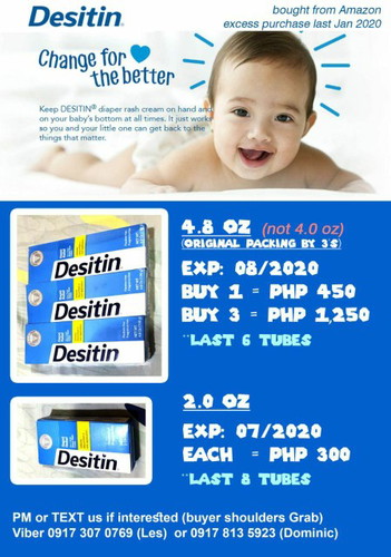 selling Desitin Diaper Rash Cream