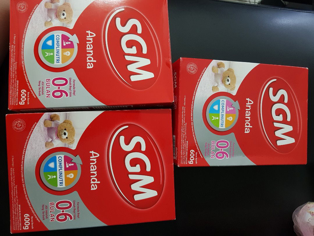 Jual susu Sgm Ananda 0-6 bulan 600g