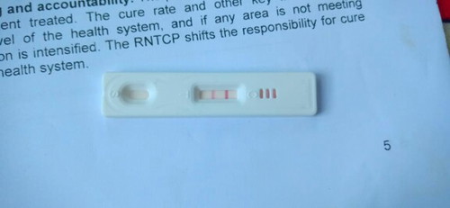 it's positive? test colour is not dark..