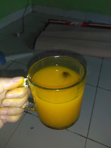 Minum kunyit + asam jawa