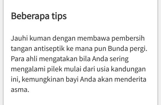 Pilek saat hamil muda