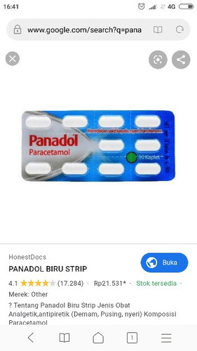 panadol biru