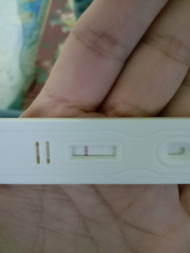 Slmt mlm nak minta pendapat kalau macam ni boleh di kira positif@tidak yang ni saya test awal pagi ?