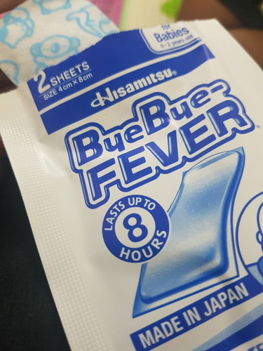 bayi 27hari boleh tak pkai bye bye fever?