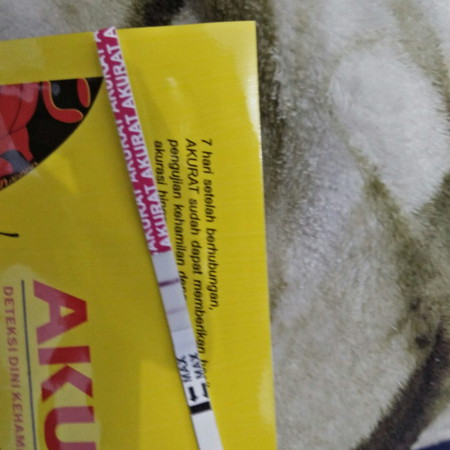 Bunda mau tanyak klaw tanda yh samar begini positif atau gimna yh
