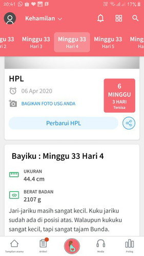 belum masuk panggul
