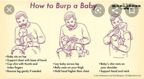 Burping babies