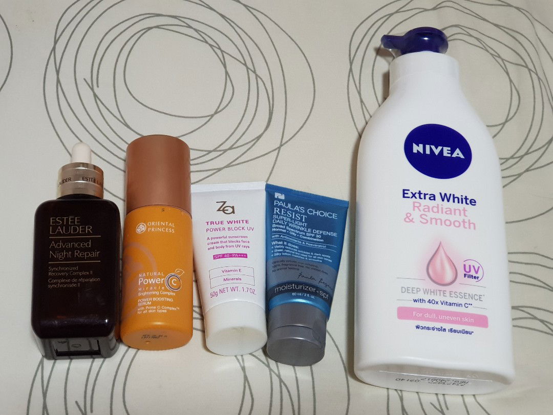 บำรุงผิวในรูปนี้ใช้ได้ทั้งหมดไม๊คะ