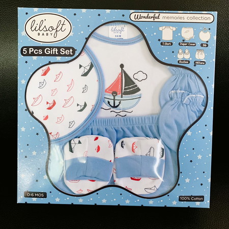 ชุดของขวัญเด็กอ่อน Lilsoft Baby จำนวน 5 ชิ้น