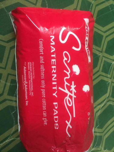 Sanitex, maternity pad. (FTM)