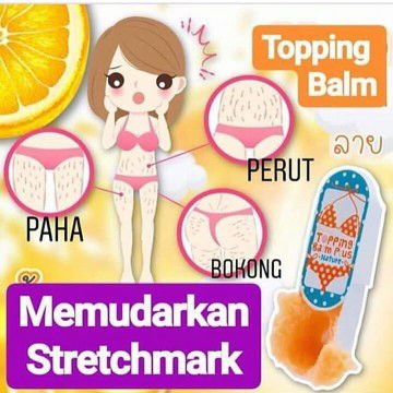 Jual topping balm plus penghilang strechmark