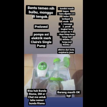 Preloved Claire's Single Pump