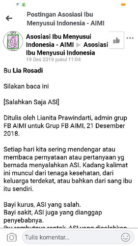 Kenapa Selalu Menyalahkan ASI?