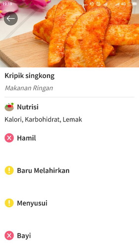 ga boleh makan kripik singkong