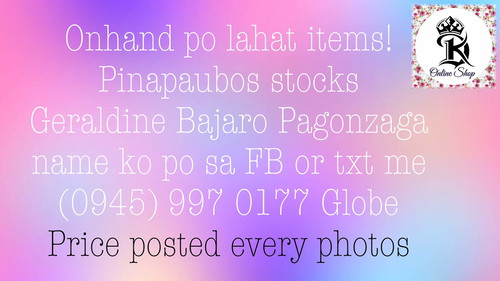 Onhand items po