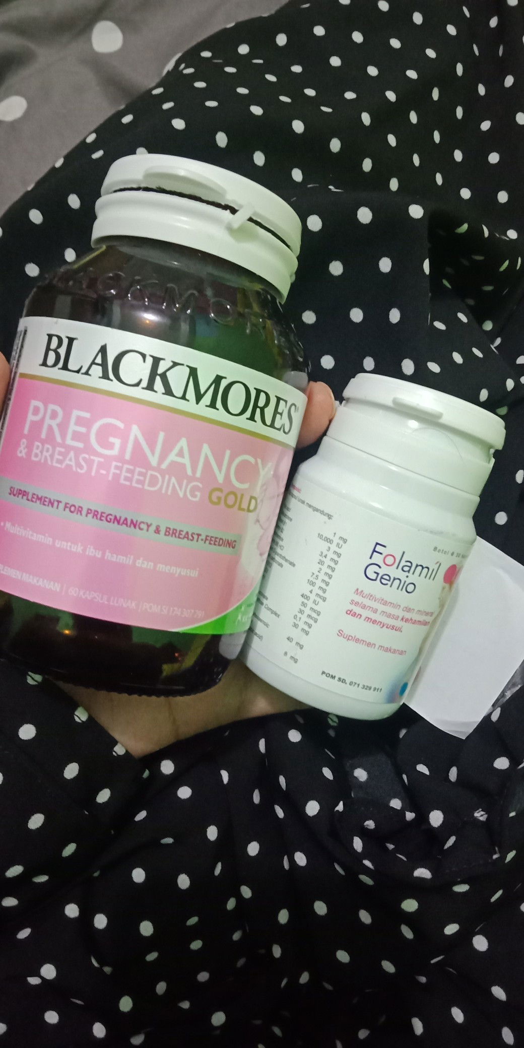 blackmores pragnancy + folamil genio?