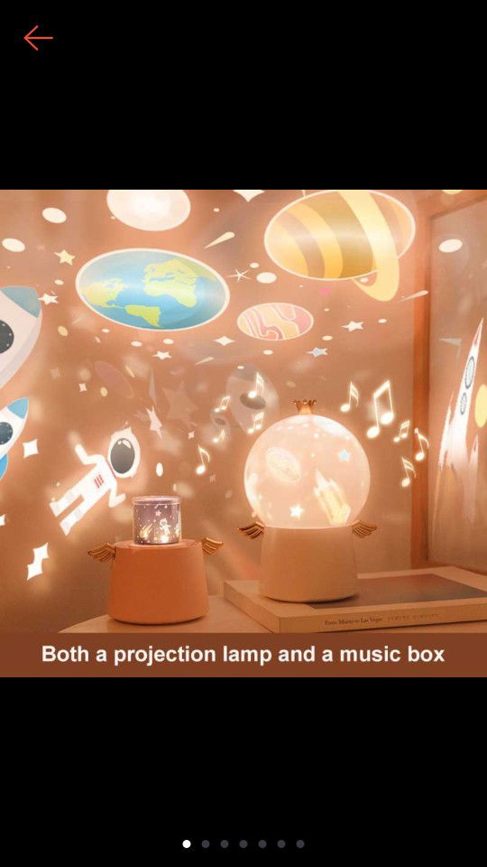projector light with sounds for babies