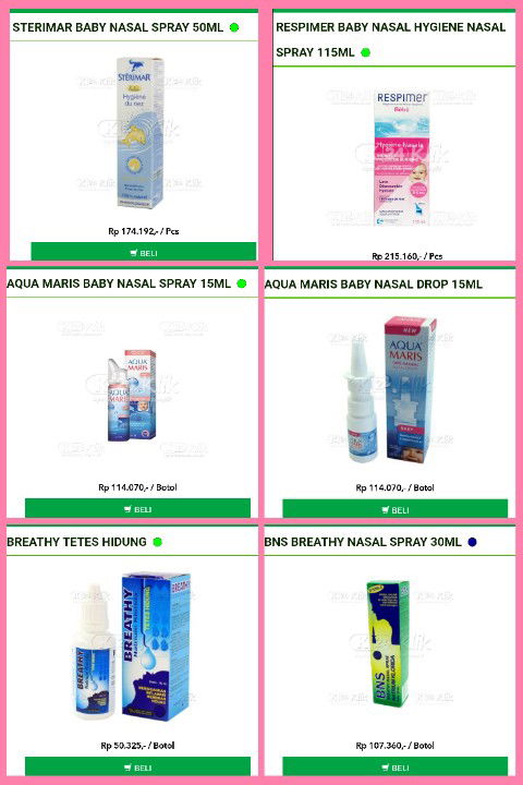 Nasal Spray untuk Bayi