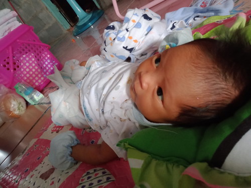 หนูอายุได้17วันแล้วน้า หนูชื่อน้องลูกปลาจ้า