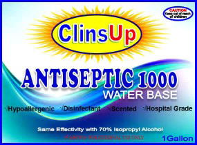 ALCOHOL 70% AND ANTISEPTIC 1000