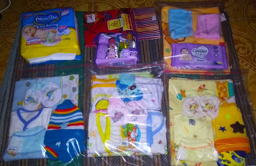 Persiapan baby dibawa ke RS