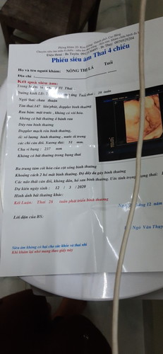 thai 28 tuần 1 ngày