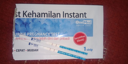 garis 2 jelas sebelum haid