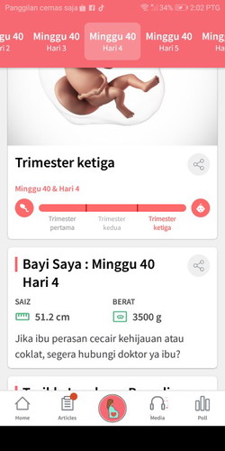 overdue anak pertama