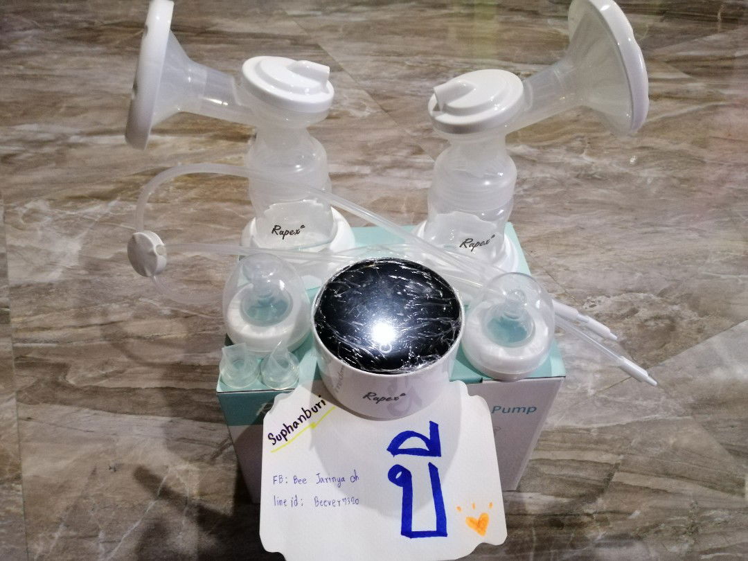 ปั้ม​นม​ไฟฟ้า​คู่​ราคา​  1200​รวมส่ง​ แถม​ เสื้อคลุมให้นมจ้า