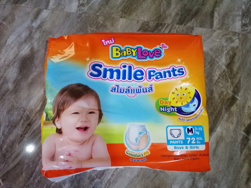 ส่งต่อแพมเพิส 1 ห่อ 72  ตัว