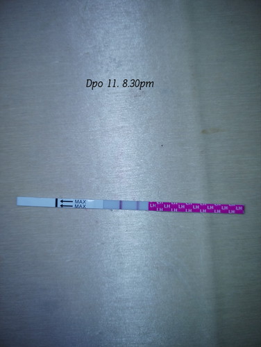 Upt faint line