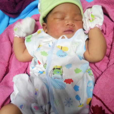 น้องขวัญใจค่ะ วัน 6 วัน