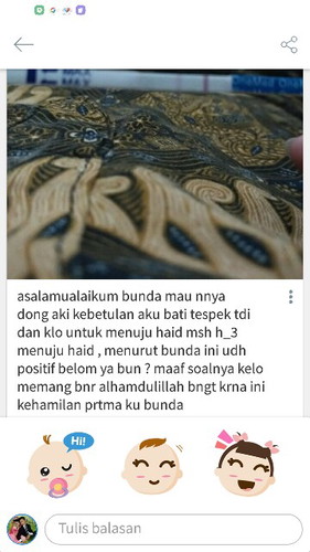 mau nnya soal hasil tespek aku bunda bunda