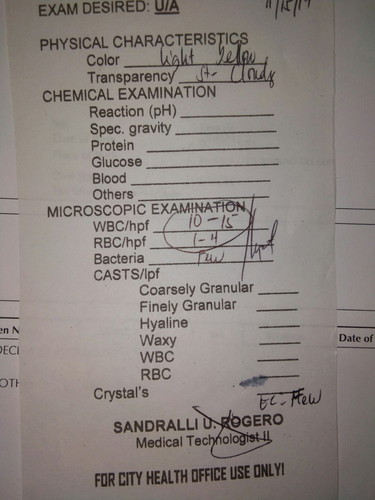 Urinalysis