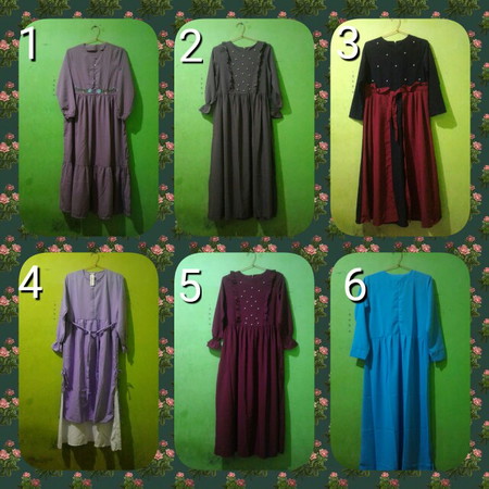 Gamis new dan preloved