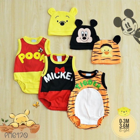 ชุดเด็กเซต3ชุดพร้อมหมวกส่งฟรี‼️